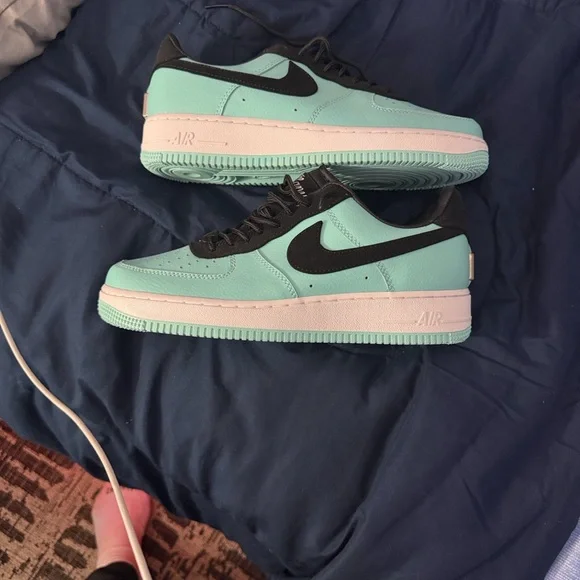 Tiffany & Co. Blue and Black Sneakers - Picture 3 of 5